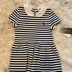 NWT Little girls Ralph Lauren striped dress
